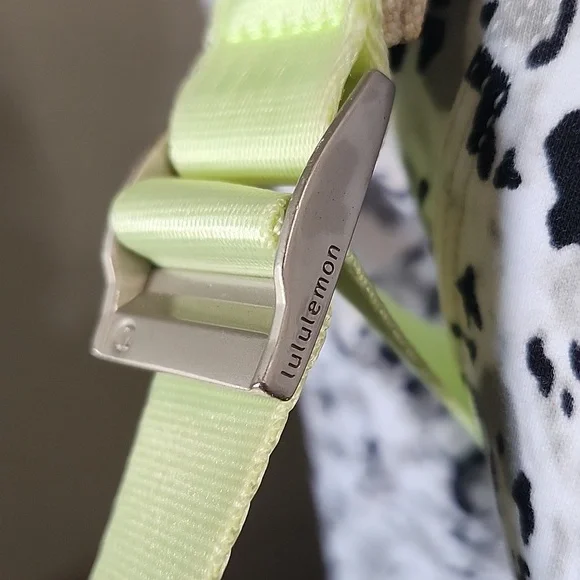 Lululemon Spring Fling Pack Polka Dot Backpack in Neon Green and Beige - Picture 12 of 16